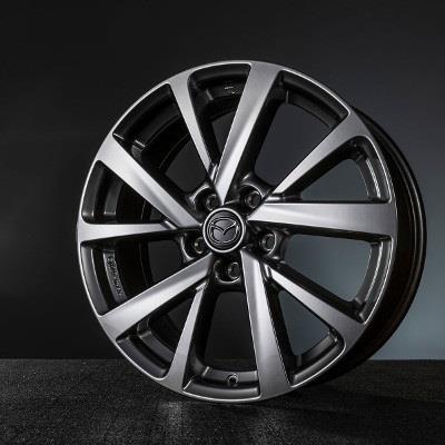 Genuine Mazda CX-30 2019> Single Alloy Wheel 18" Chrome shadow BDELV3810A