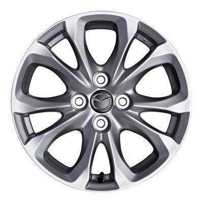 Genuine Mazda2 2020> Alloy Wheel 5.5 x 15" Silver Design 153 9965375550CN