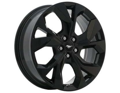 Genuine Ford Mustang Mach-E 2020> 19" Alloy Wheel, 5-Spoke Ebony Black Offset 2614365