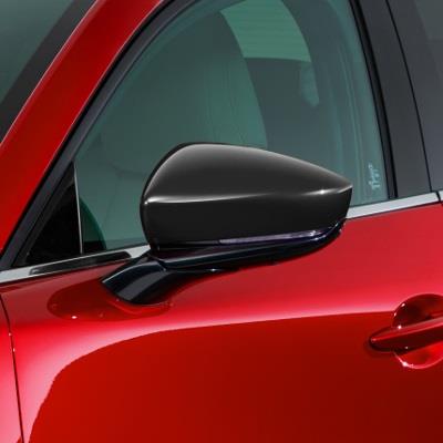 Genuine Mazda CX-80 2025> Set of Black Door Mirror Cover K616V3650