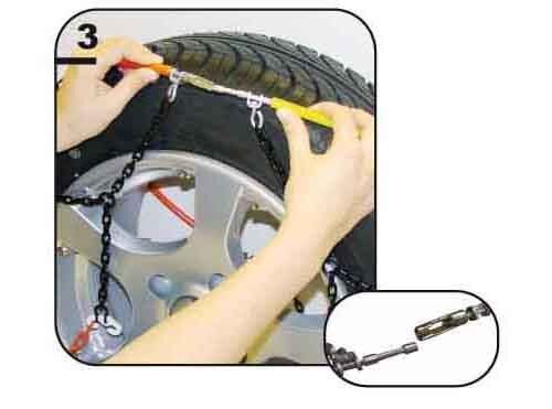 New Green Valley TXR9 Winter 9mm Snow Chains - Car Tyre for 19 275/35-19"