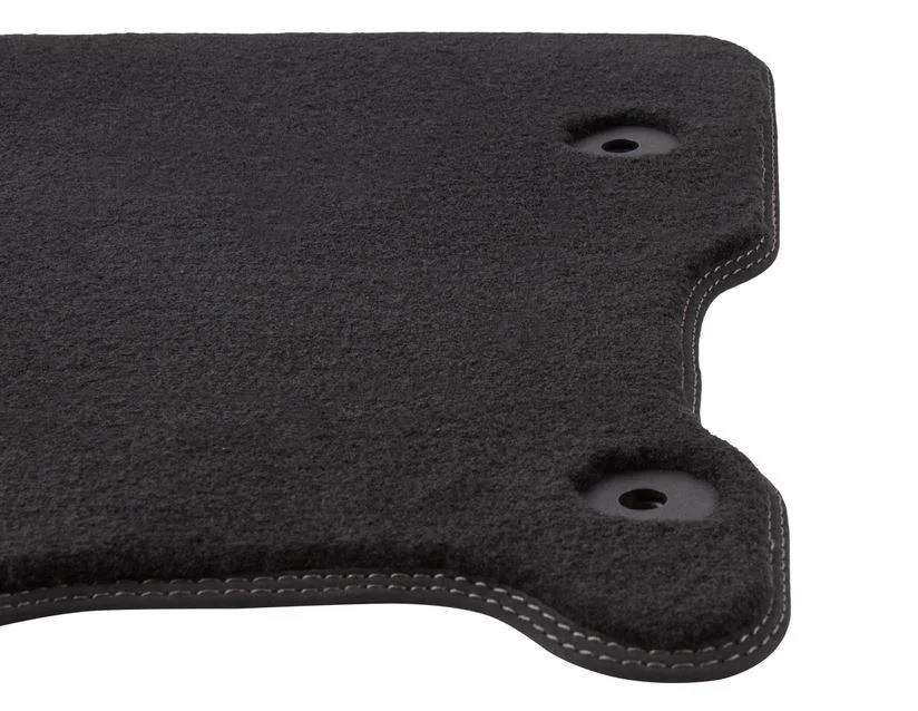 Genuine Ford Kuga 2020> Velour Floor Mats Grey Stitching Front & Rear Titanium