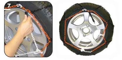 New Green Valley TXR9 Winter 9mm Snow Chains - Car Tyre for 19 275/35-19"