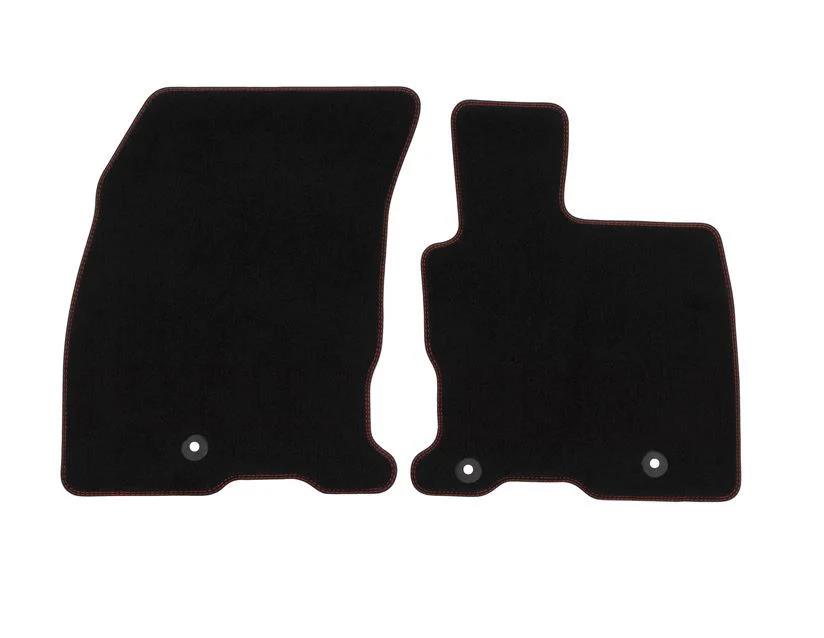 Genuine Ford Kuga 2020> Velour Floor Mats, Red Stitching Front and Rear PHEV