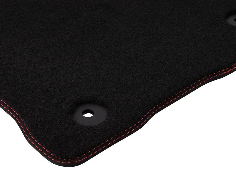 Genuine Ford Kuga 2020> Velour Floor Mats Red Stitching  Front and Rea ST-LINE