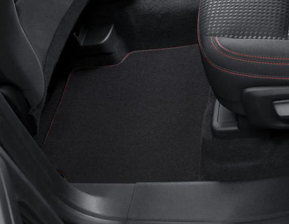 Genuine Ford Kuga 2020> Velour Floor Mats Red Stitching  Front and Rea ST-LINE