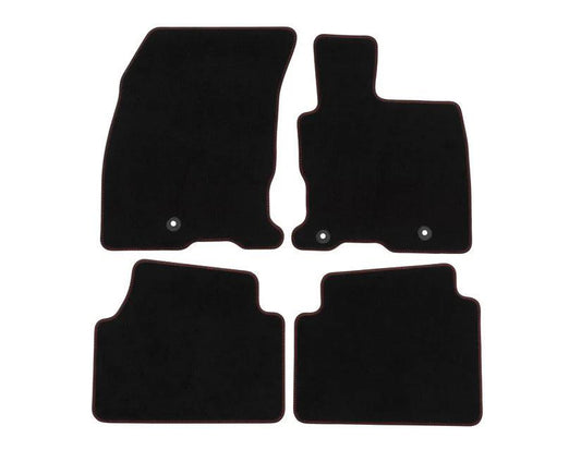 Genuine Ford Kuga 2020> Velour Floor Mats, Red Stitching Front and Rear PHEV