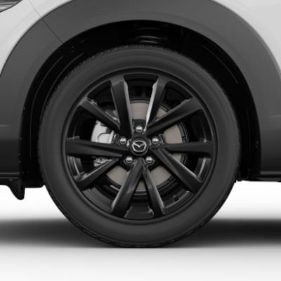 Genuine Mazda CX-30 2019> Single Alloy Wheel 18" Black Glossy BDELV3810ABL