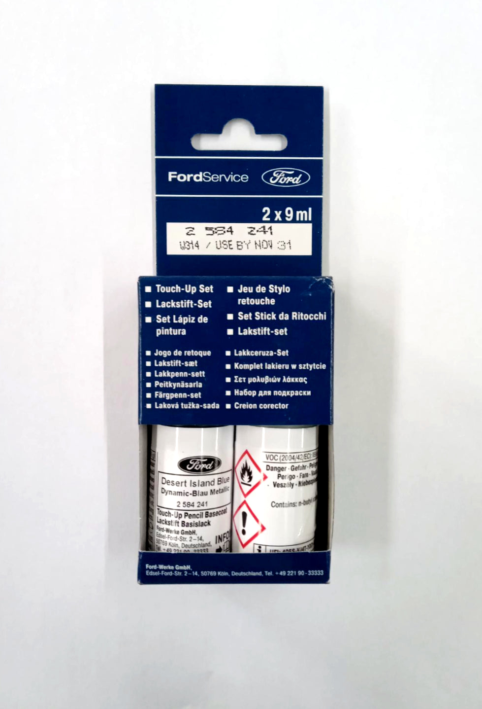 Genuine Ford DESERT ISLAND BLUE Touch Up Pen Paint Stick 2584241