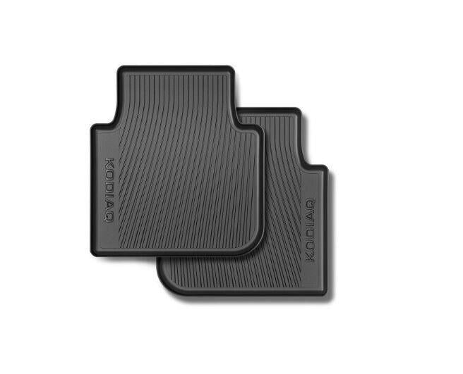 Genuine Skoda Kodiaq 2017 > Rear Rubber Floor Mats 565061512A