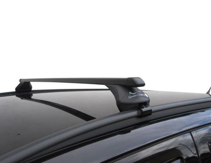 Square Steel Bars- Roof Rack- Rail Bars 3 x Thule 598 Bike Carrier Citroën C4 Aircross 2012-