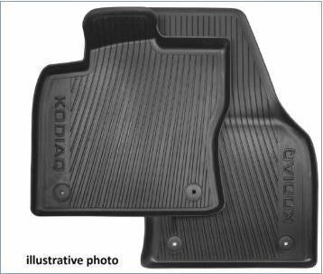 Genuine Skoda Kodiaq 2017 > Front Rubber Floor Mats 567061502