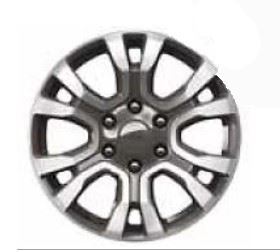 Genuine Ford Ranger 2016> 18" - 6 x2 Spoke Design Alloy Wheel In Sparkle Silver