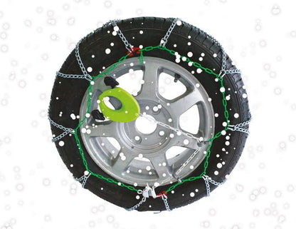 Green Valley TXR9 Winter 9mm Snow Chains - Car Tyre for 15" Wheels 235/55-15