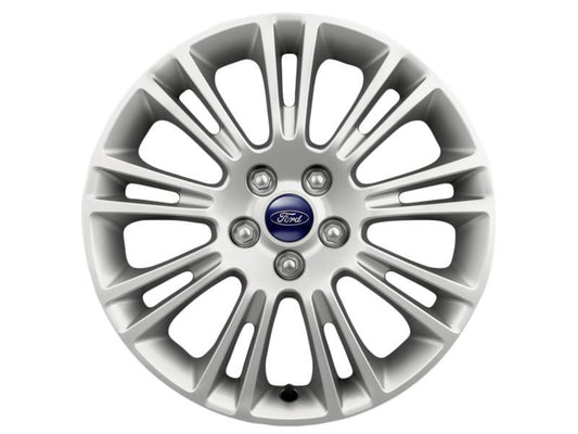 Genuine Ford Kuga Single 17" Alloy Wheel - 5-Spoke 'Luster Nickle' finish (1816698) 2013 Onwards