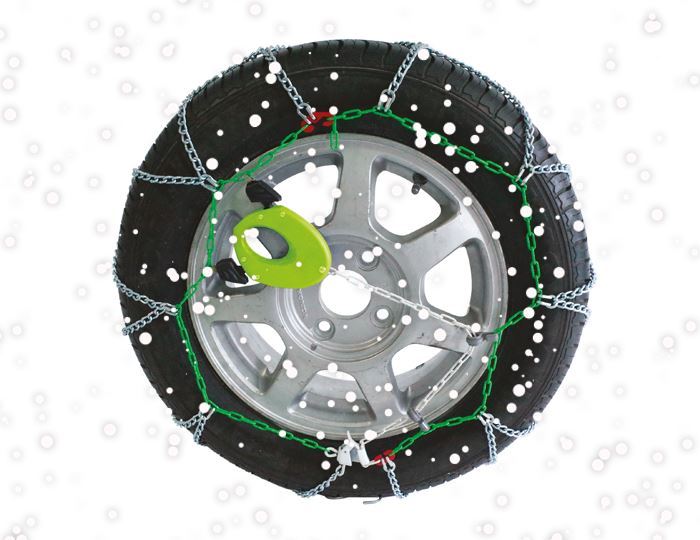 Green Valley TXR7 Winter 7mm Snow Chains - Car Tyre for 15" Wheels 185/65-15