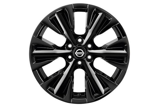 Genuine Nissan Navara 2018> 18" Alloy Wheel Diamond Cut- Black -KE4094K300BT