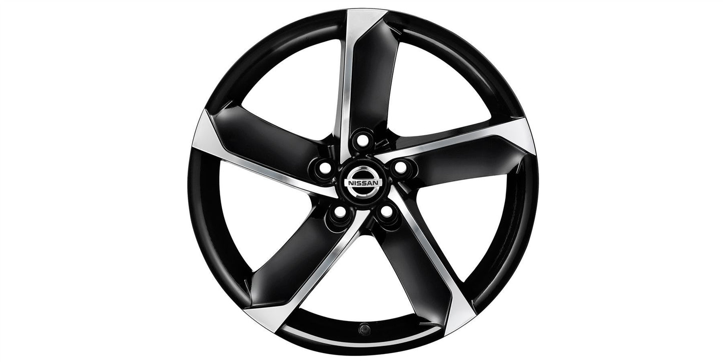 Genuine Nissan X-Trail 2018> 19" Bi-Colored - Black and White -Alloy Wheel