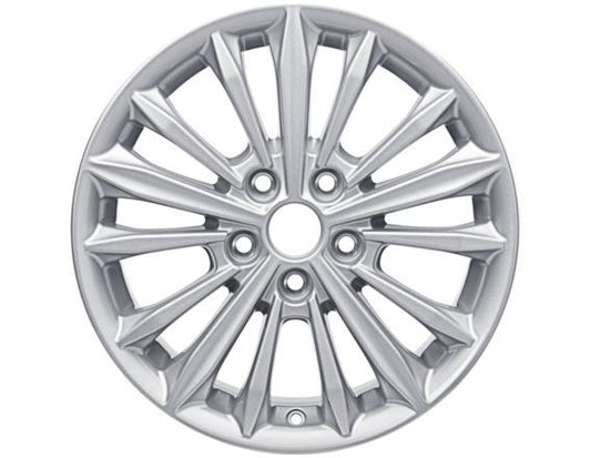 Genuine Ford Focus 2018> 16"  15 Spoke Alloy Wheel Sparkle Silver - 2246321