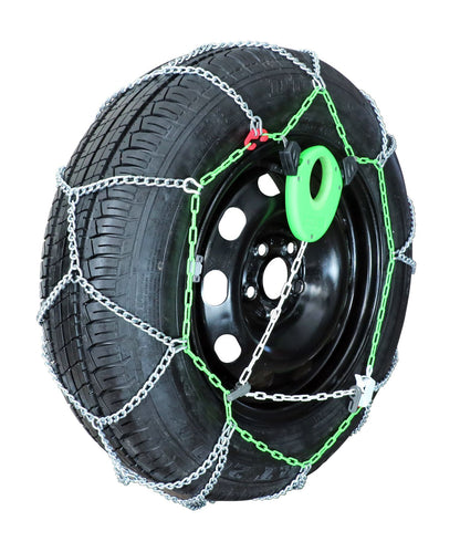 Green Valley TXR7 Winter 7mm Snow Chains - Car Tyre for 15" Wheels 165/75-15