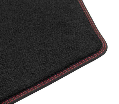 Genuine Ford Puma 2020> Set of Front Velour Floor Carpet Mats Red Stitching RHD