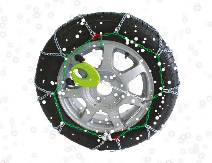 Green Valley TXR9 Winter 9mm Snow Chains - Car Tyre for 18" Wheels 245/45-18