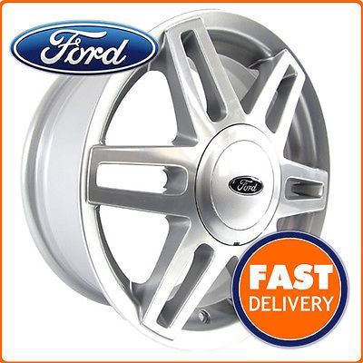 Genuine Ford Fiesta (2001-2008) 15" 6 x 2 Spoke Alloy Wheel - Silver (1351423)