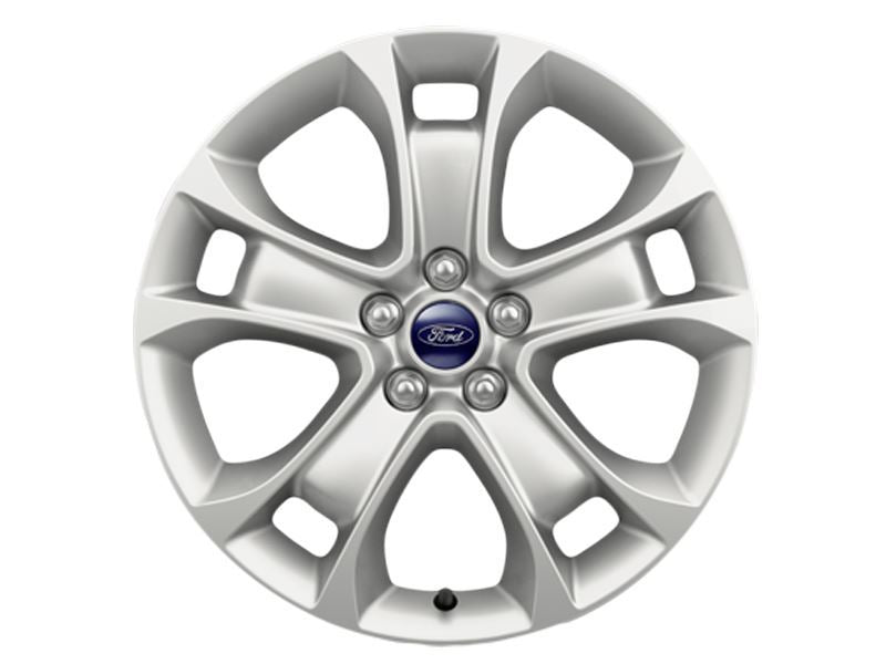 Genuine Ford Kuga Single 18" Alloy Wheel - 5 x 2  Spoke Design - Luster Nickle (1816699) 2013 Onwards