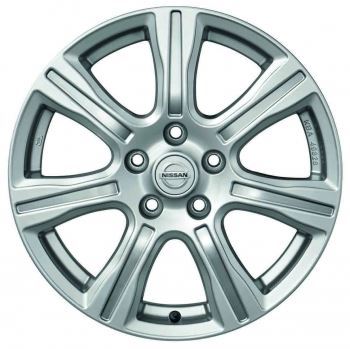 Nissan Pulsar (2014 >) Genuine 17" alloy wheel - Silver - BOLD KE4093Z200