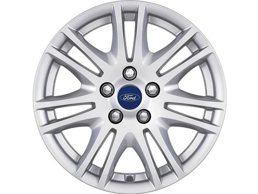 Ford C-Max 04/15> Single Alloy wheel 16" 7x2-Spoke Design, Silver 1791636