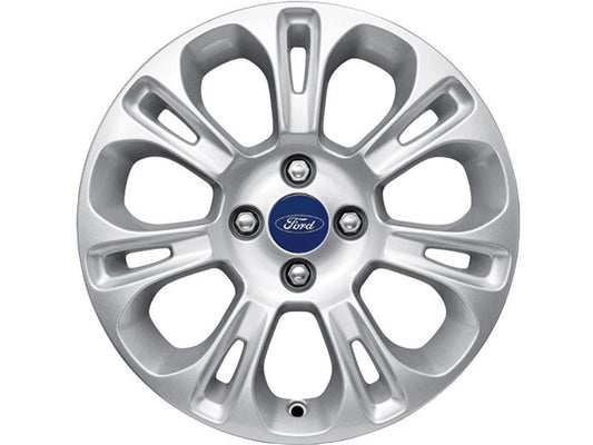 Genuine Single Ford Ka 15" Alloy Wheel  - 7 x 2 Spoke Design in Silver (1543875)