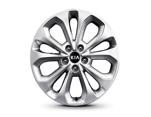 Genuine Kia Sportage 2016-2018 7.0 x 18" Silver “Halla"  Design,  Alloy Wheels 2W400ADE01