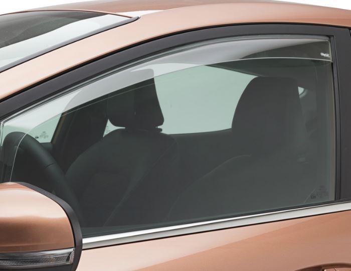 Genuine Ford Fiesta 2017> ClimAir Side Wind Air Deflectors Transparent Front,3 Door