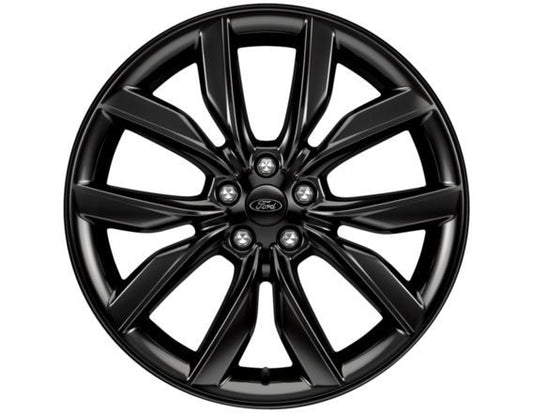 Genuine Ford Kuga Single 19" Alloy wheel 5 x 2 Spoke Design, Absolute Black (2066461) 2016 Onwards