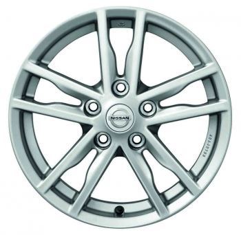 Nissan Pulsar (2014 >) Genuine 16" alloy wheel -  Silver - SHARP KE4093Z100