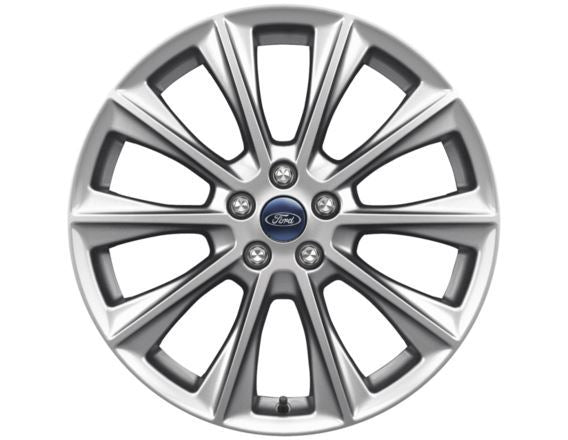 Genuine Ford Kuga Single 18" Alloy Wheel 10 - Spoke Design Luster Nickle (2066432) 2016 Onwards