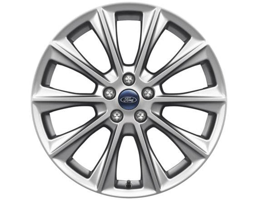 Genuine Ford Kuga Single 18" Alloy Wheel 10 - Spoke Design Luster Nickle (2066432) 2016 Onwards