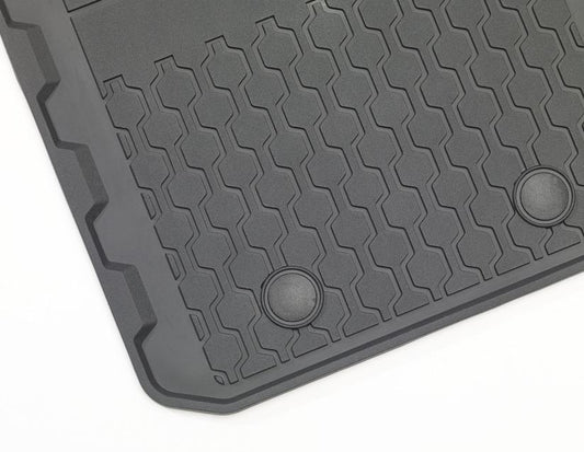 Ford Ranger 2016> Rubber Floor Mats Front, Black, For Single Cab 1809464