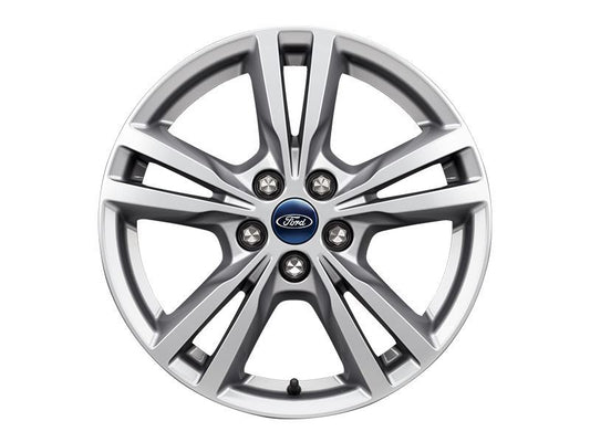 Ford Galaxy 2015>Single Alloy wheel 17"5 x 2-Spoke Design,Sparkle Silver 1889409