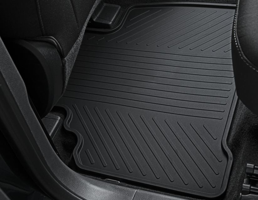 Genuine Ford S-Max 2015> Rear Rubber Floor Mats / Mat In Black 1948147