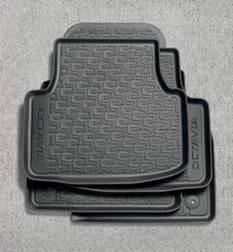 Genuine Skoda Octavia 2017> Rubber Floor Mats / Car Mats - Set of 4 5E2061550