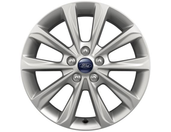 Genuine Ford Kuga Single 17" Alloy Wheel 5 x 2 Spoke Design Sparkle Silver (1892129) 2013 Onwards