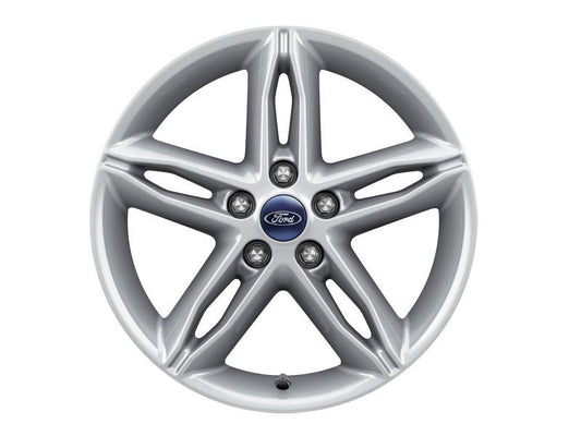 Ford C-Max 04/15> Single Alloy Wheel 17" 5-Spoke Premium Design, Silver 1877177