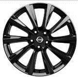 Genuine Nissan X-Trail 2018> 19" Metallic Black Alloy Wheel - KE4094E400BZ