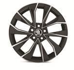 Skoda Fabia 2015 > 16" Metallic Black Alloy Wheel " Italia" 6V0071496FL8