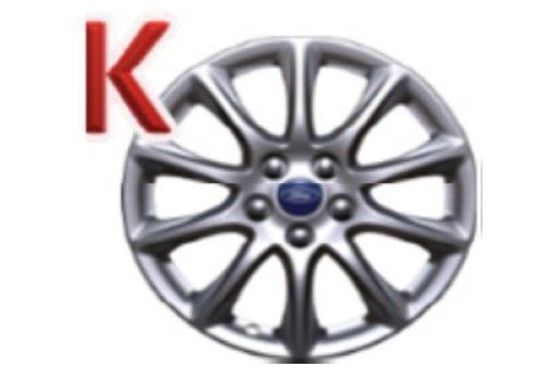 Genuine Ford Mondeo (09/2014>) Single 16" x 6.5J Alloy Wheel - K Style (1903992)