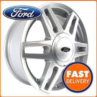 Genuine Ford Fiesta 15 Inch 6 x 2 Spoke Alloy Wheel / Wheels Machined 1361207