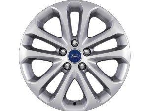 Genuine Ford Focus (10/2014>) Single 17"x7 Silver Alloy Wheel 5x2-Spoke |1710606