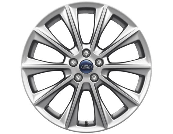 Genuine Ford Kuga Single 19" Alloy Wheel 10 - Spoke Design Polished Paint (2055649) 2016 Onwards