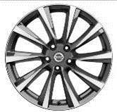 Nissan Qashqai (2014 -2017) 19" Dark Grey - Alloy Wheel & Centre Caps -KE4094E400DS